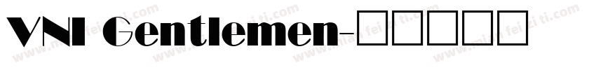 VNI Gentlemen字体转换